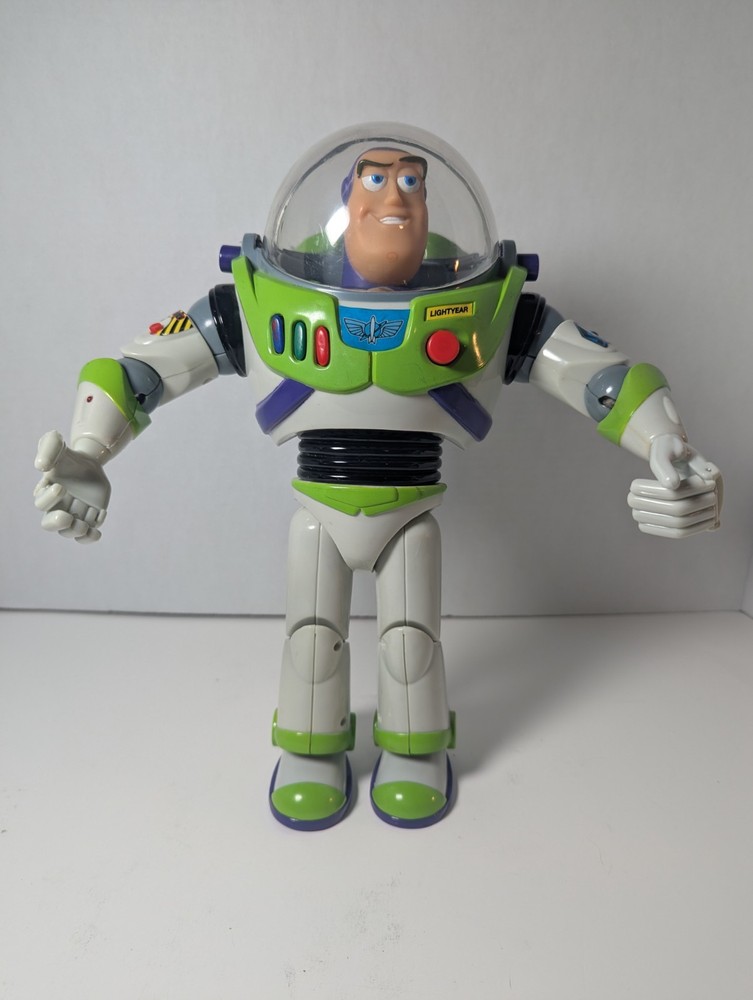 Disney Toy Story Buzz Lightyear Sound IS Working Talking FOR PARTS Thinkway Toys