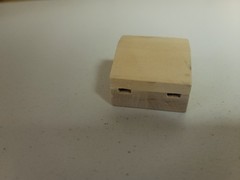 Thomas Wooden Railway Rare Break Away Bumper Stop Track Piece Percy Plunge