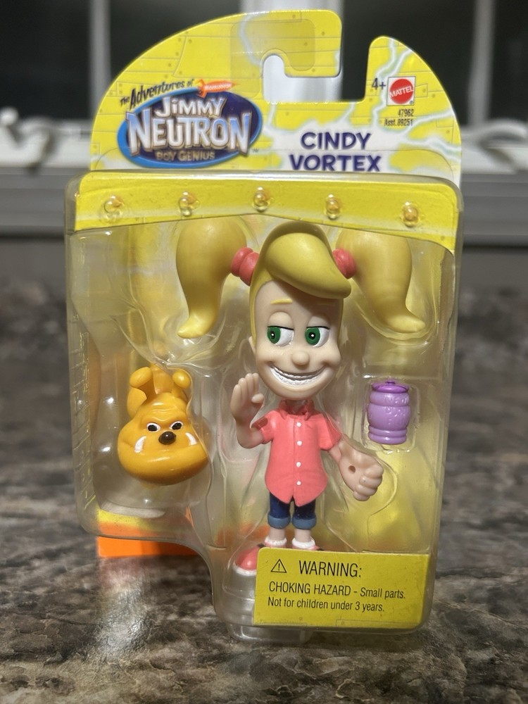 Cindy Vortex Mini Figure The Adventures Of Jimmy Neutron Boy Genius Mattel 47962