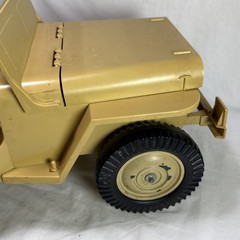 VINTAGE 1967 HASBRO G.I. JOE DESERT PATROL ATTACK JEEP Gun Tripod Incomplete