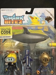 DEVSERIES Game Pack w/ Code Shark Bite 2: Shark Cage Diver Sea Diver 3-Pack New
