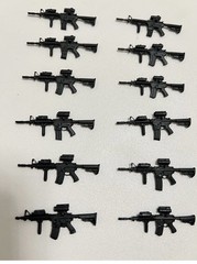 1/18 Joytoy Rifle (12Guns)For JoyToy Acid Rain, Planet Green, 3.75 inches Figure