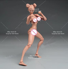Romankey x COWL 1:12 Suntan Skin Super Jointed Female Head Body 6″ Figure Toys