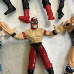 Lot Of 15 Wrestling Figures Mixed Different Years & Collections 90’s & More