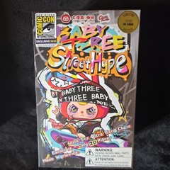 Baby Three Street Hype 2025 SDCC UCC Exclusive Vinyl Plush Set Of 4 Sealed