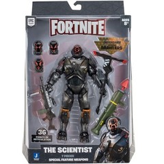 New FORTNITE Legendary Series Brawlers The Scientist Posable Action Figure