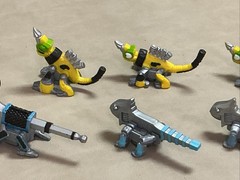 lot of 2015 Mattel Dreamworks DINOTRUX Diecast Dinosaur Robots, Trucks & Triples