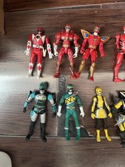 Lot of Powerangers Action Figures (15) Mixed Vintage