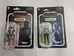 STAR WARS THE VINTAGE COLLECTION VC181 The Mandalorian & VC226 Bo-Katan Kryze