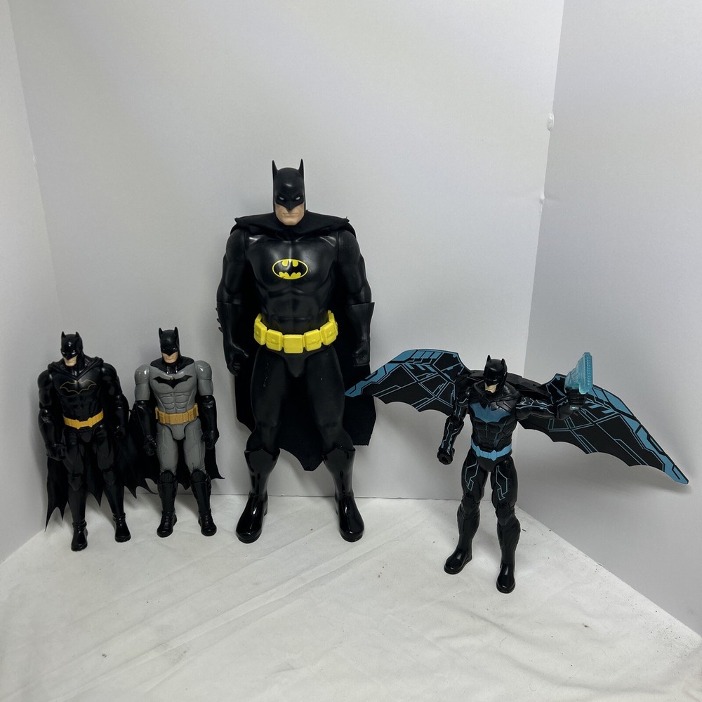 🔥Lot of 4 – Batman Hasbro Mattel Action Figures Superhero Marvel-DC Comics🔥