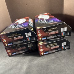 (4) STAR TREK INSURRECTION PLAYMATES COMMANDER RIKER DATA PICARD WORF NEW