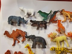 Lot of 21 Mini Wild zoo Animals, Birds, all different
