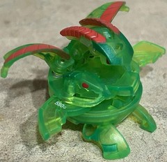 Bakugan Battle Brawlers Percival Neon Green Translucent Ventus 580G