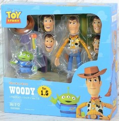 Kaiyodo Legacy of Revoltech Pixar Toy Story Woody Ver 1.5 Action Figure In Hand