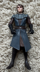 Star Wars 2004 Hasbro Jedi Spaceship Star Fighter w Anakin Skywalker Figure