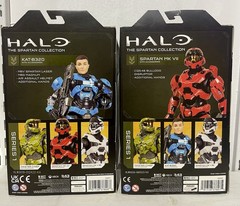 Halo Jazwares Spartan Collection Spartan Kat-B320 & Spartan MK VII LOT OF 2 new