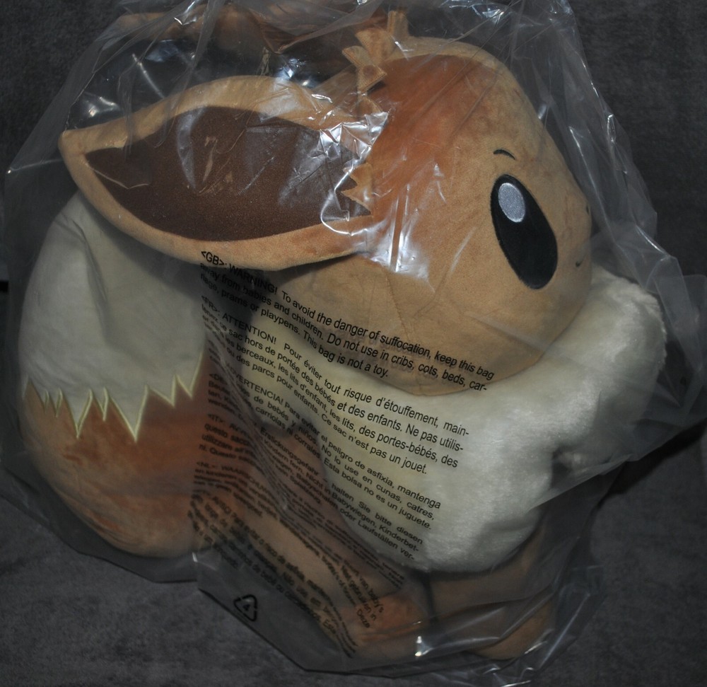 Pokemon Eevee 24in Large Plush Toy Jazwares New
