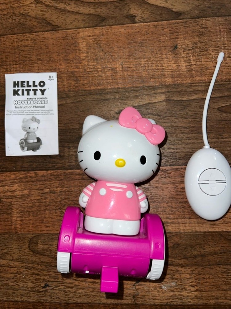 Hello Kitty Pink and White Remote Control Ride-On Toy
