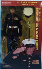 Sideshow R. Lee Ermey Figure 1/6 Statue 1:6 Dress Blues Factory Sealed LE 500