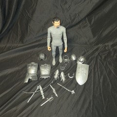 Marx Toys Noble Knights 12″ Figure Lot 1999 Reissue 5 Figures Armor COA Booklet