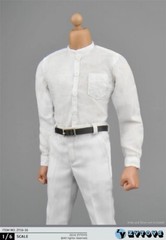ZYTOYS ZY16-16 1/6 White Suit Pants Clothing Set for 12 ” Male HT Figure Body
