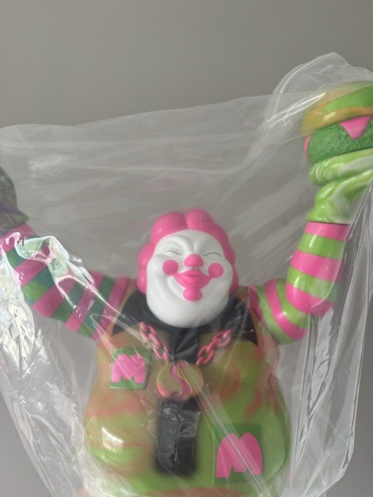 Ron English Evil Mc Supersized Blackbook Toy – 15″ Marble