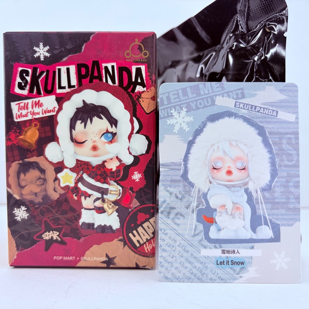 POP MART x Skullpanda Tell Me What You Want Series Figure – Let It Snow