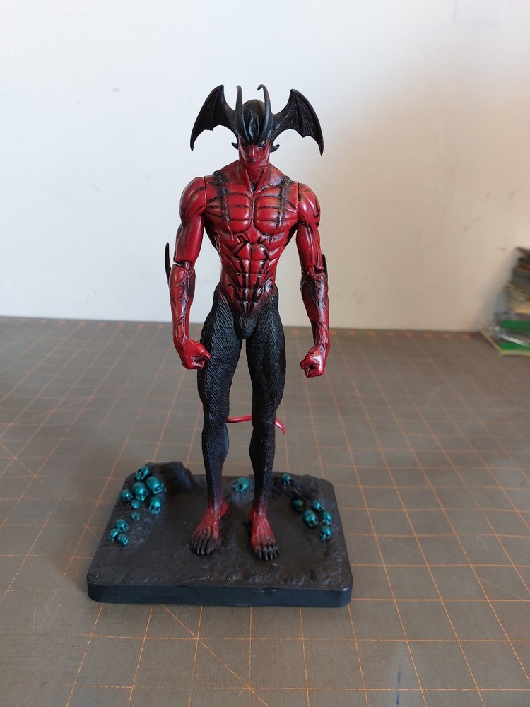 Fewture Devilman Tribal Amon Devil man Rare Figure Go Nagai 10″ Loose Red Black