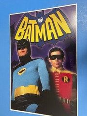 BATMAN AND ROBIN T.V. SHOW COLOR POSTER PIN UP ADAM WEST BURT WARD.