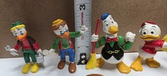 7 DUCKTALES FIGURES BULLY BULLYLAND HUEY, DONALD DUCK, SCROOG MCDUCK, DAISY