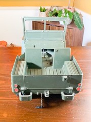 Vintage 1965 Hasbro GI JOE Official Military Jeep & Trailer 7000 Patent Pending