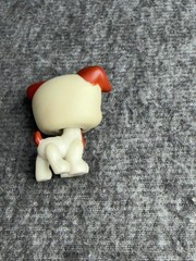 Hasbro Littlest Pet Shop 1743 Jack Russell Brown Dog Figure 2007 LPS Mini Toy