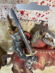 Schleich 70018 Knight Reared Up Horse Fleur de Lis Prince Customized Paint? READ