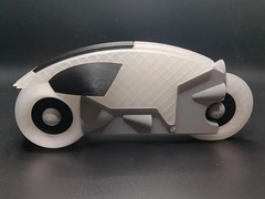 Retro Lightcycle color change glow light cycle for Tron vintage toys display