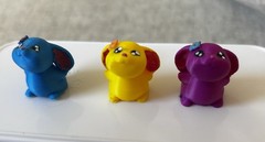 3D PRINTED HAND-PAINTED Bunny Figures EASTER, SPRING CUTIES (choose your color)