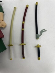 One Piece Anime Heroes RORONOA ZORO w/ Green Coat & Accessories (Bandai Namco)