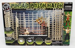 WWE Punjabi Prison Match Playset w/ Batista & Great Khali Jakks Pacific New