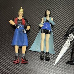 Bandai Final Fantasy 8 VIII 1999 Full Set Lot of 6 Figures w/ Sword Squall Rinoa