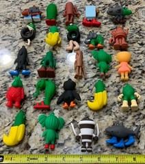 24pcs Italian Brainrot Tung Sahur Cappuccino Tralalero PVC Mini Figures Set Toys