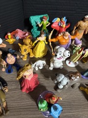 Lot of 45 Disney + Figurines Cake Toppers & Toy Figures Princess & More!