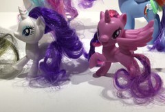 Lot of My Little Ponies Set of 7 various sizes