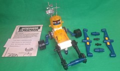Micronauts Alphatron Mego Vintage 1979 100% Complete Figure Working Motor