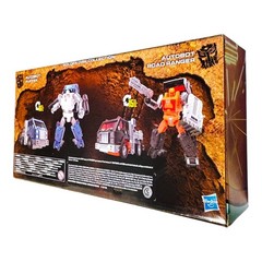 Transformers Kingdom Golden Disk Puffer & Road Ranger Set NEW SEALED EXCLUSIVE