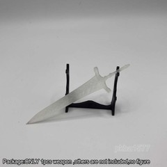 Painted 1/12 Cool Sword Weapon Model For DIY 6″ Action Figure romankey notaman