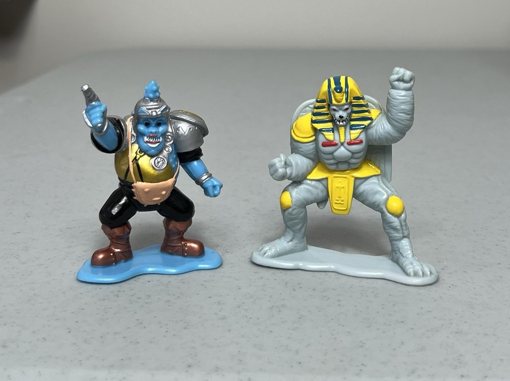 Mighty Morphin Power Ranger SQUATT & KING SPHINX Space Alien 1993 Vtg Figure Lot