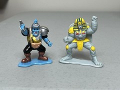 Mighty Morphin Power Ranger SQUATT & KING SPHINX Space Alien 1993 Vtg Figure Lot