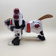 Mighty Morphin POWER RANGERS MMPR (1994) WHITE TIGER ZORD 10″ [COMPLETE] WORKS
