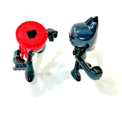 Two NINJA KIDZ TV Cartoon Game Figure Toys 1 pcs no weapon