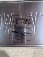 TMNT NECA Loot Crate Exclusive Party Wagon Metal License Plate NEW