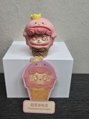 JOTOYS Q.Kid Street Snack Series Champion Ice Cream Mini Figure Art Toys Gift